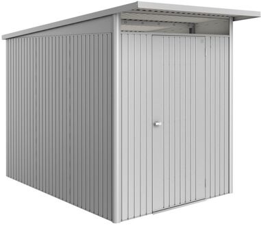 BIOHORT Metalen Tuinhuis Avantgarde - Zilver Metallic - 180x300cm - Enkele Deur