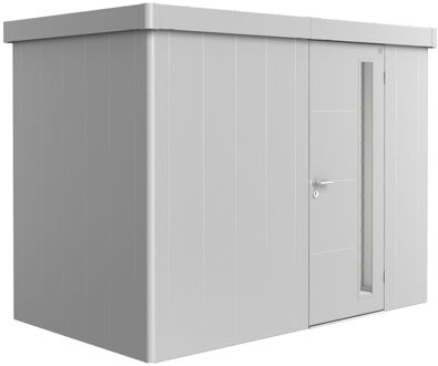 BIOHORT Metalen Tuinhuis Neo - Zilver Metallic - 292x180cm - Enkele Deur