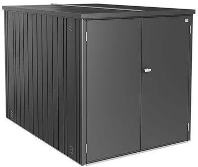 BIOHORT Minigarage L Donkergrijs Metallic