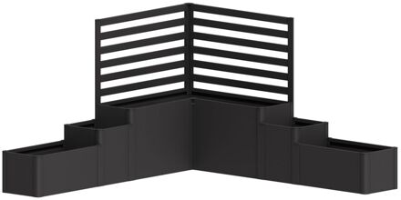 BIOHORT Modulaire Plantenbakken Davinci1 Donkergrijs Metallic