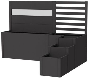 BIOHORT Modulaire Plantenbakken Davinci2 Donkergrijs Metallic