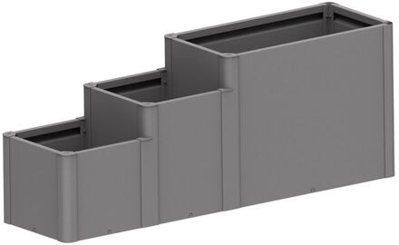 BIOHORT Modulaire Plantenbakken Davinci3 Kwartsgrijs Metallic