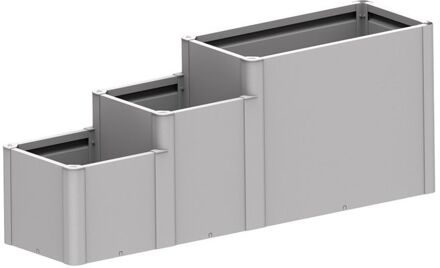 BIOHORT Modulaire Plantenbakken Davinci3 Zilver Metallic