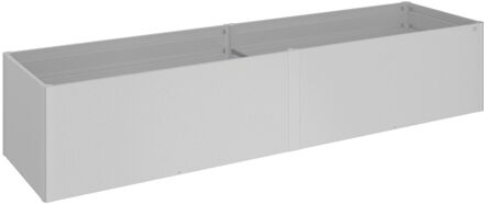 BIOHORT Moestuinbox 4x1 Zilver