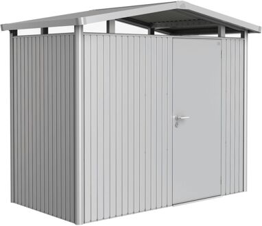 BIOHORT Panorama® P1 zilver metallic 1 deurs - 273 x 158 x 227 cm