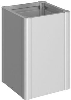 BIOHORT Plantenbak Belvedere Maxi - Zilver - Metaal - 68,5x80,5x29cm