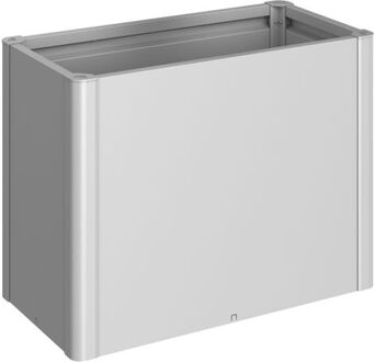 BIOHORT Plantenbak Belvedere Maxi - Zilver - Metaal - 80,5x118,5x30cm