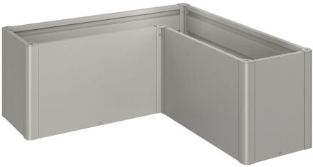 BIOHORT Plantenbak Belvedere Midi - Licht Grijs - Metaal - 80,5x166x63cm