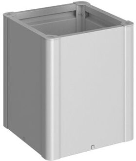 BIOHORT Plantenbak Belvedere Midi - Zilver - Metaal - 68,5x80,5x29cm