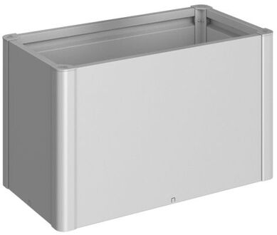 BIOHORT Plantenbak Belvedere Midi - Zilver - Metaal - 80,5x118,5x30cm