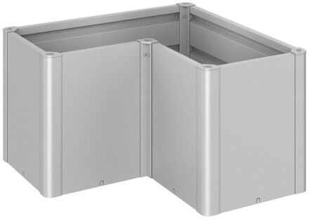BIOHORT Plantenbak Belvedere Midi - Zilver - Metaal - 80,5x118,5x61cm