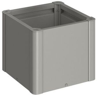 BIOHORT Plantenbak Belvedere Mini - Grijs - Metaal - 68,5x80,5x29cm