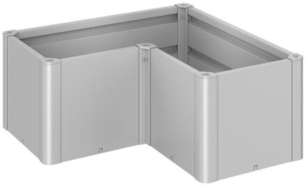 BIOHORT Plantenbak Belvedere Mini - Zilver - Metaal - 80,5x118,5x61cm