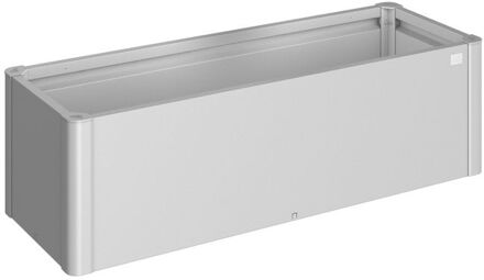 BIOHORT Plantenbak Belvedere Mini - Zilver - Metaal - 80,5x166x30cm
