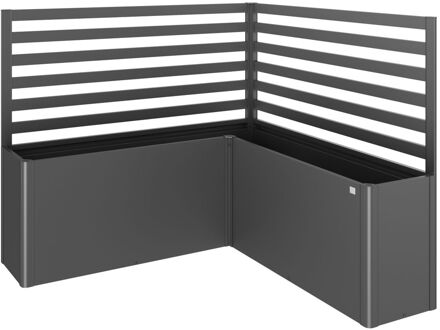 BIOHORT Plantenklimrek Voor L-vorm Gr. L200/l2x1 Donkergrijs Metallic 2 Stuks