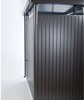 BIOHORT Regenpijpset Highline - Verzinkt Staal - Donkergrijs Metallic - Lengte 204cm - 2 Stuks