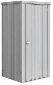 BIOHORT Tuinkast GR90 zilver metallic 1 deurs - 90x83x182,5 cm