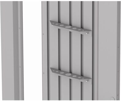 BIOHORT Werktuighouder Berging Neo, Zilver Met. 2 Stk.