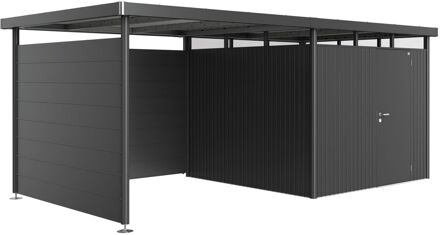BIOHORT Zijwand Voor Zijdak Highline H3 Donkergrijs