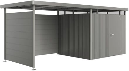 BIOHORT Zijwand Voor Zijdak Highline H3 Kwartsgrijs