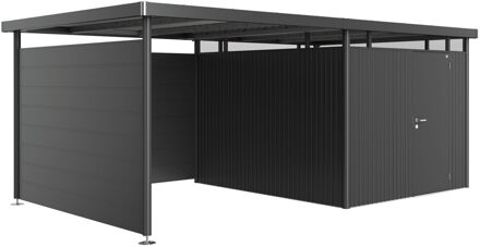 BIOHORT Zijwand Voor Zijdak Highline H5 Donker Grijs