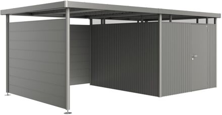 BIOHORT Zijwand Voor Zijdak Highline H5 Kwarts Grijs