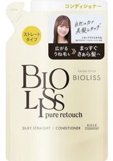 Bioliss Pure Retouch Sliky Straight Conditioner 340ml Refill
