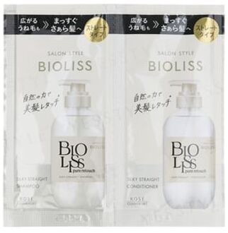 Bioliss Pure Retouch Sliky Straight Shampoo & Conditioner Trial Set - Shampoo en Conditioner Samples