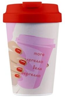 bioloco pla/plant beker to go - more espresso