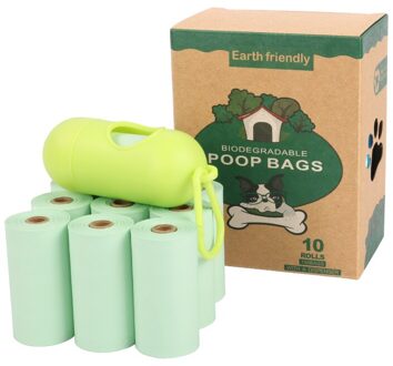 Biologisch Afbreekbaar Hond Kak Tassen Maïszetmeel Aarde Vriendelijke Afval Zak Voor Honden Pooper Tassen 10rolls150prices