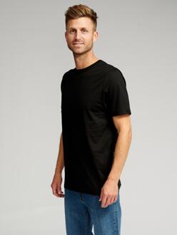 Biologisch Basic T-Shirt - Zwart - maat S