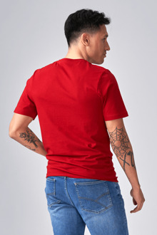Biologisch basis-T-shirt - Rood - maat M