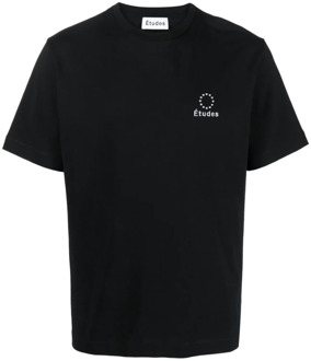 Biologisch Katoenen Logo T-shirt Études , Black , Heren - L,M,S