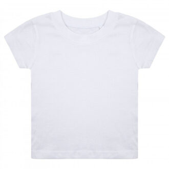 Biologisch t-shirt voor baby's Wit - 80
