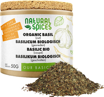 Biologische basilicum gesneden - 25 gram