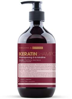 Biologische & Botanische Keratine Shampoo 500ml x 2 Duo Pack - maat