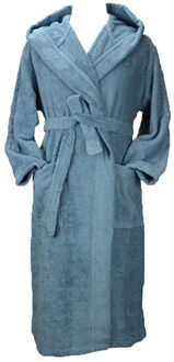 Biologische ochtendjas voor volwassenen robezz unisex Blauw - XS