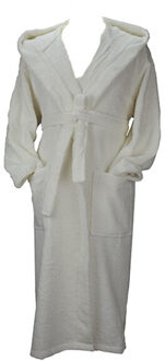 Biologische ochtendjas voor volwassenen robezz unisex Wit - L / XL