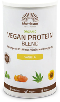 Biologische Vegan Proteïne Blend 63% - Vanille - 400 gram