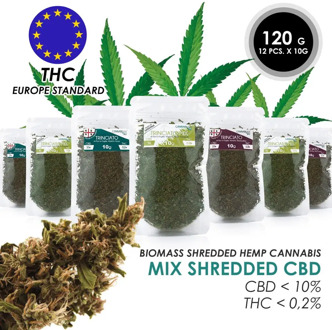 Biomass Leaves and Flo CBD Shredded From Italy THC Less 0.2% Eu Standard 100% Legal SPECIAL OFFER 120 GRAMS FREE SHIPPING WW