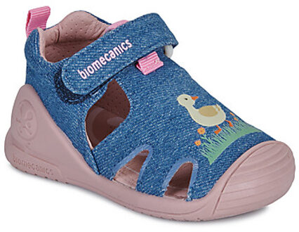 Biomecanics Platte sandalen Biomecanics BIOGATEO CANVAS" Blauw - 18,19,20,21,22,23