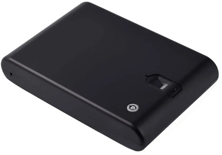 Biometric Fingerprint Safe Box Solid Steel Security Gun Key Valuables Jewelry Box Protable Security Biometric Fingerprint Box