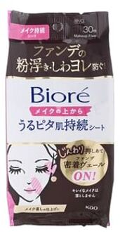 Biore Makeup Fixer Lasting Sheet Eyes & Mouth Moist 30 pcs