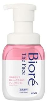 Biore The Face Foam Facial Cleanser Deep Moist 200ml