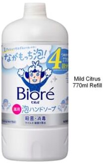 Biore U Foaming Hand Wash Mild Citrus - 770ml Refill