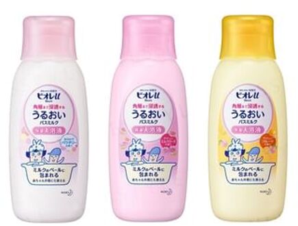 Biore U Moisture Bath Milk Milk Rose - 600ml