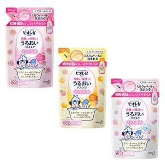 Biore U Moisture Bath Milk Rose - 480ml Refill