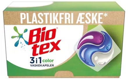 BIOTEX Wasmiddel Biotex Vaskekapsler 3 In 1 Color 12 st