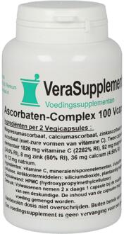 Biovitaal Ascorbaten-complex - 100 vegicaps - Vitamine C - Voedingssupplement