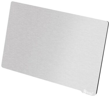 BIQU Flexiable Build Plate Surface Spring Steel Platform Removal Spring Steel Sheet with Magnetic Base for SLA/DLP Resin Printing Elegoo Saturn 3D Printers 196x126mm